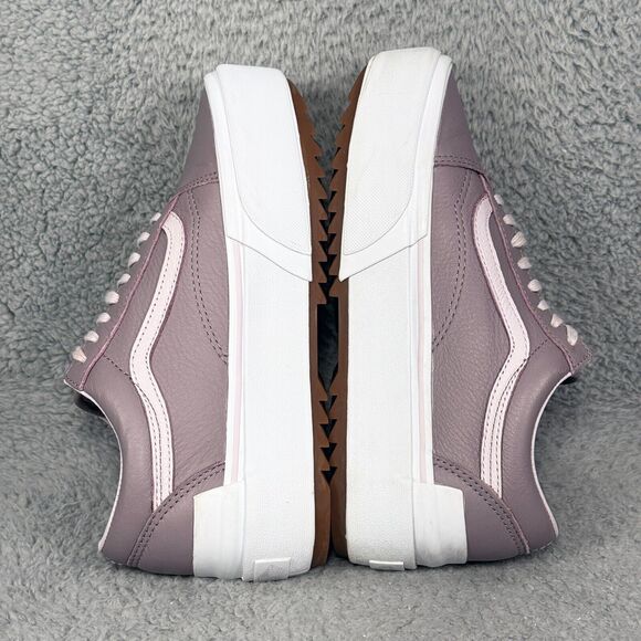 Vans Old Skool Stacked Womens Size 8 Platform Sneakers Shoes Purple Tumbled - Picture 6 of 9